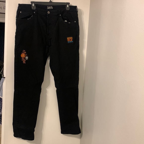 Born Fly Other - Born Fly black men’s jeans size 38 very unique